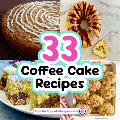 Delicious coffee cake recipes with various flavors and toppings for all occasions.